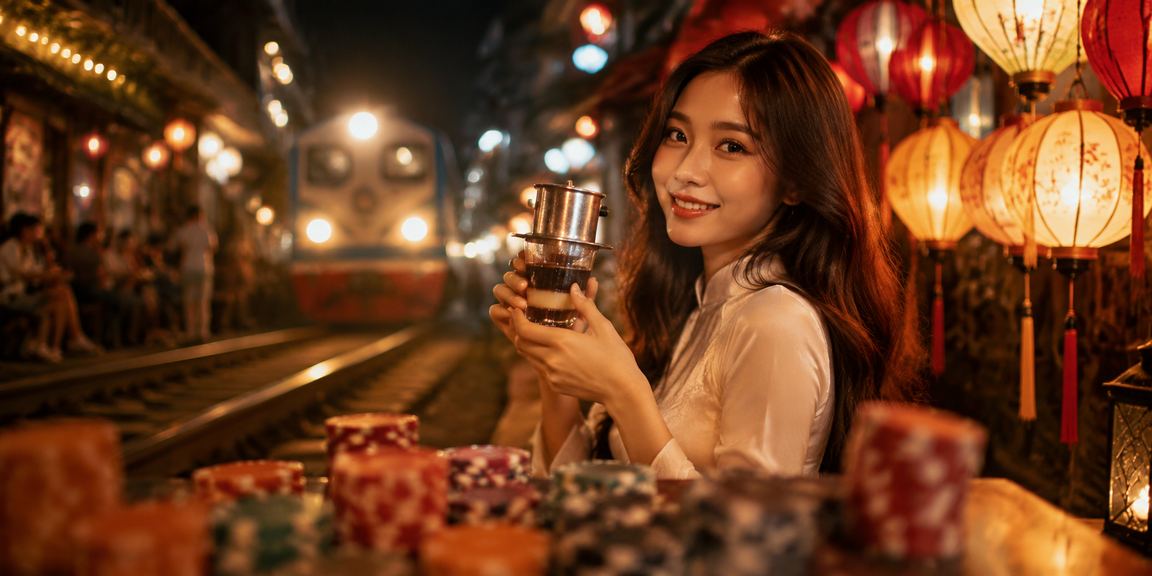 Người dùng Hà Nội đăng ký tài khoản xổ số trực tuyến tại quán cà phê
