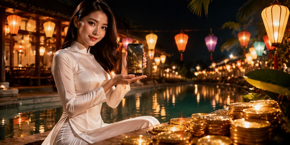 Người dùng Việt Nam trải nghiệm cá cược trực tuyến trên thiết bị di động tại không gian hiện đại